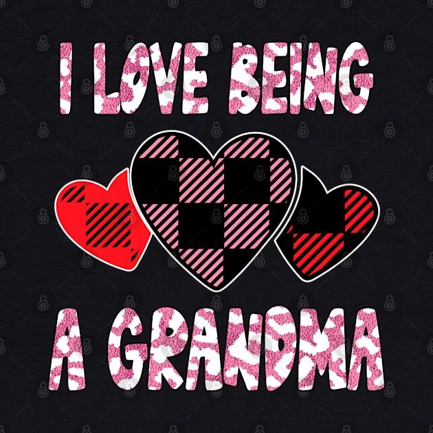 I Love Being Grandma Heart Valentine's Day 2021 by Marcekdesign